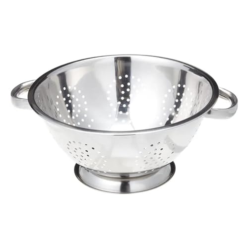Escorredor de Massas Macarrão Multiuso em Aço inox - 28cm