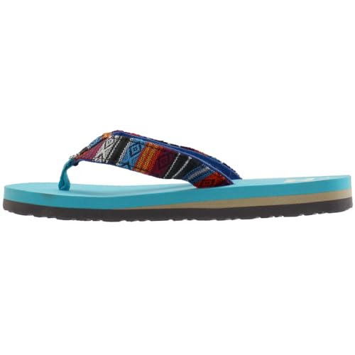 TOMS Kids Boys Verano Flip Flops Casual Sandals Casual - Blue4