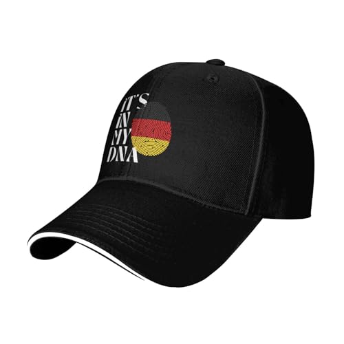 It is in My DNA Germany German Classic Trucker Hats Baseball Cap Hats for Men Caps Gorras para Hombres originales