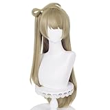 TO KU TOO YUO Anime Long Linen Cosplay Wig Heat Resistant Synthetic Hair Party Wigs + Wig Cap