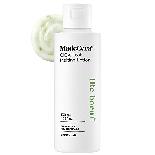 Skinrxlab Made Cera Cica Leaf Melting Lotion 130Ml (4.4 Fl.oz.) - Soothing And Hydrating Face Lotion For Acne-Prone Skin, With Centella Asiatica And Lactobacilus Extract, Skin Regenerating And Ph Balancing #TOP18