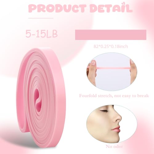 Image of 8 Pcs Resistance Bands Pull up Bands Pull up Assistance Bands Exercise Workout Bands for Working Out Muscle Training Physical Therapy Muscle Training Men and Women