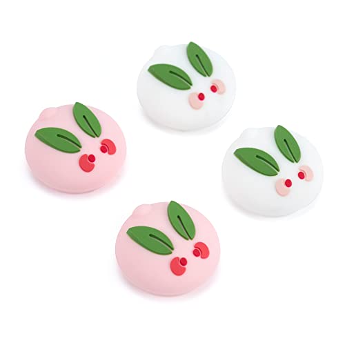 GeekShare Daifuku Rosa Weiß Hasen Joystick-Kappen