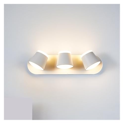 Applique murale LED cylindrique 3 têtes 24W 3000K intérieur extérieur
