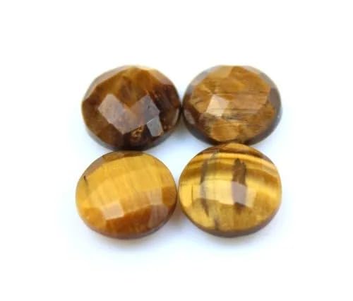 Pierres œil de tigre 7 mm pour création de bracelets et colliers unisexes