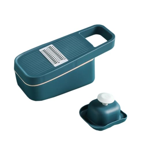 OFFIGAM 多機能手動野菜スライサー 設計ノンスリップ足 パネル延長操作快適 種類刃付き切?器 ジャガイモ 人参 キュウリ対応厨房用具