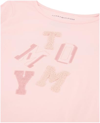 Image of Tommy Hilfiger Girls Long Sleeve Logo Graphic Crew Neck T-Shirt
