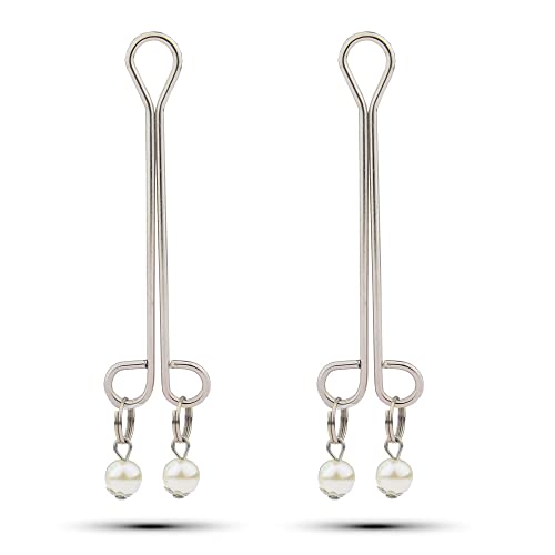 Metal Nipple Clamps for Men Women, Non-Piercing Metal Stimulator ...