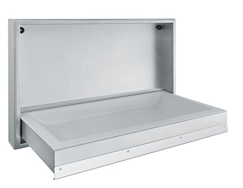 KEMMLIT Alacant horizontal Wickeltisch- klappbar als Wandwickeltisch,...