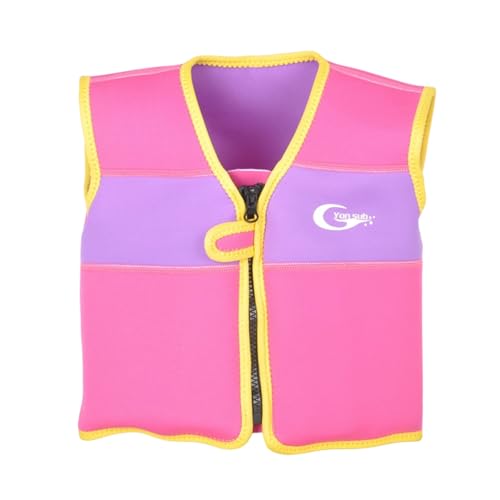 Traje de baño infantil para niñas, chaleco salvavidas de 1 pieza para niños pequeños de 1 a 7 años, perfecto para piscina, actividades acuáticas en la playa al aire libre, cómodo traje de baño de