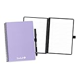 BAMBOOK Colourful - Cahier Effacable - Lilas - Couverture Souple - A...