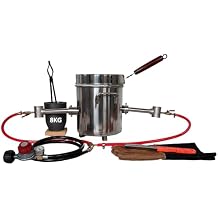 8 KG Gas Metal Melting Furnace Foundry Crucible Furnace Gas Melting Forge