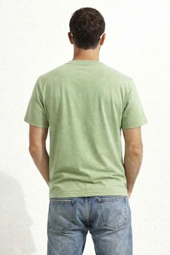 Image of Men's Oversized T-Shirt, Cotton Blend, Soft Fabric, Crew Neck, Short Sleeve