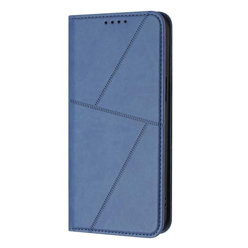 GOGME Custodia Portafoglio per OPPO Reno 4 Pro 5G (Reno4 Pro 5G), Cover con Chiusura Magnetica, Protezione Antishock e Supporto Integrato in Pelle - Blu scuro