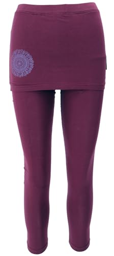 GURU SHOP Yoga-Hose, Leggings mit Minirock Bio BW Yogi -...