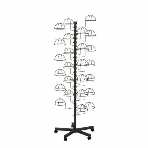 Grand support de présentoir à chapeaux autoportant pour rangement de magasin