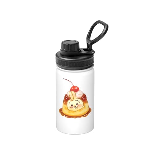 ステンレスカップ ちいかわ うさぎ コーヒーカップ 大容量 保温 保冷 直飲み 真空断熱 蓋付き 水筒 マグボトル かわいい キャラクター 車載 持ち運びやすい ビール 家庭用 車用 オフィス プレゼント 350ml