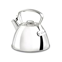 All-Clad E86199 Stainless Steel Specialty Cookware Tea Kettle, 2-Quart, Silver
