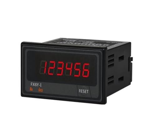 Digital Counter FX6Y-I4 Counter/Timer 6-Digit Indicator Only 100-240VAC~ 50/60Hz Electrical Timers