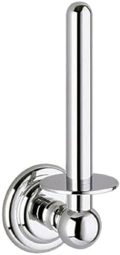 KEUCO Ersatz-Rollenhalter aus Metall, Hochglanz-verchromt, WC-Rollenhalter für Badezimmer und Gäste-WC, 1 Rolle, Toilettenpapier-Halter, Astor