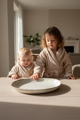 image for BAGNO MILANO Organic Turkish Cotton Kids Bathrobe, Soft Terry Cotton-A