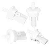 Fdit Biały Kühlschrankschalter Long Life Service Press für das Zurücksetzen von Haushaltsgeräten 10 PBS-35B