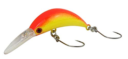 Fishing Tackle Max Unisex – Erwachsene 10C5200346C10 FTM Mega Masu MR Wobbler 3,5cm 35mm 2,5g UV Gold Belly 5200346 Ultra...