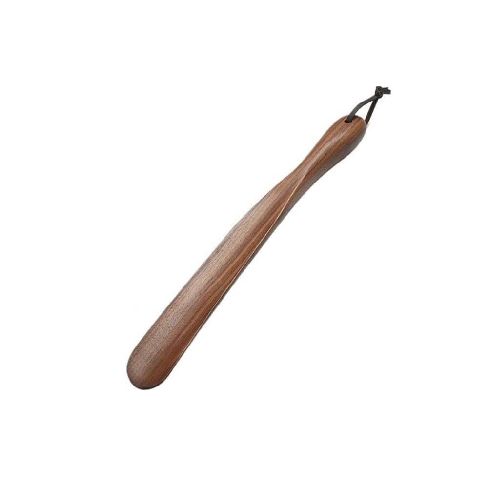 Calzador zapatero con mango corto de 38 cm y agarre antideslizante