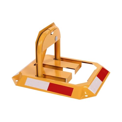 Harilla Barrera de estacionamiento plegable, bloqueador con bandas reflectantes, de estacionamiento para el hogar, 3 Kilos