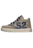 Naturino YARDE Zip.-Turnschuhe aus Leder und Nylon-Grau grau 40