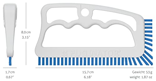 Fugenial"Fuginator Tile Joint Cleaning Brush for Use in The Bathroom Kitchen and The Rest of The Household (White/Blue)