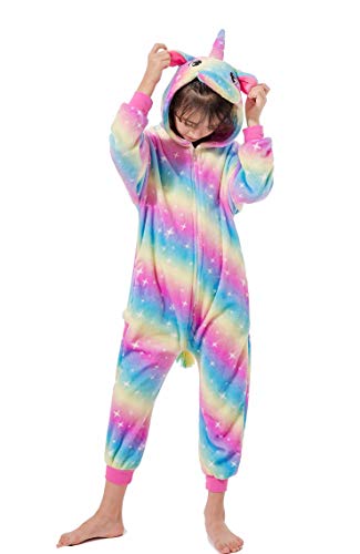 Infantil Unicornio Pijama Ropa de Dormir Unisex Disfraz Cosplay Animales Pijamas para Ninos
