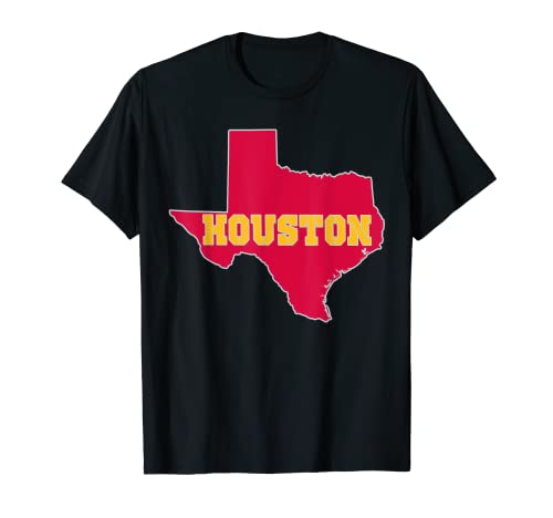 Houston Texas Souvenir t-shirt t-shirt, Preto, S
