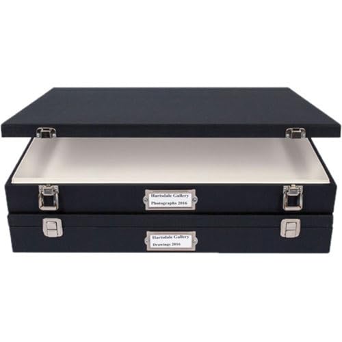 Archival Methods Museum Case, 12x16x1 in, Black/White