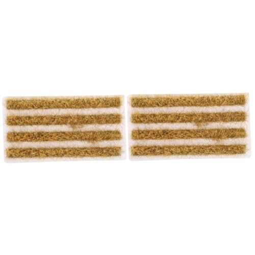 Angoily 1 Set Simulation Rice Landscape Decor Durable Static Plastic Grass for Model Railway Layouts and Tabletop Game Lightweight and Easy to Use Miniature Rice Grass Model