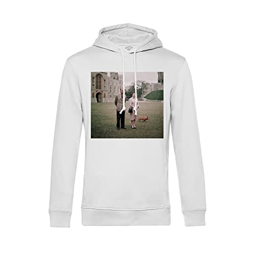 Sweat à Capuche Queen Elisabeth II Vintage - Pull Écosse Chic