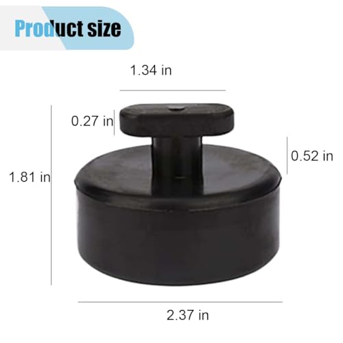 Image of 4PCS Lifting Jack Pads Fit for Corvette, Non-Slip Jack Pucks Floor Jack Stand Adapter, Rubber Jacks Point Pad Adapter for C5 C6 C7 C8 Models, Essential Accessory
