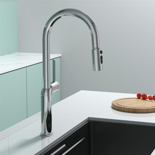 Robinet de cuisine à levier unique pour îlot central moderne - 5