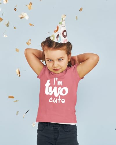 2nd Birthday Outfits for Toddler Girls im Two Cute Shirt Girl 2 Years Old Second Birthday3