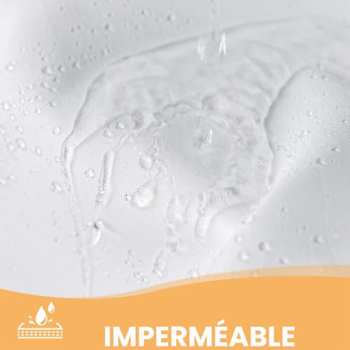 Rideau de douche de qualité hôtelière River Dream en polyester pour salle de bain - 6