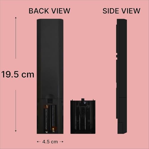 Image of ALERHA Compatible with Hisense Smart Tv Remote Without Voice - Hot Keys Netflix Prime Video YouTube Music Google Play Apps and YouTube Use for LCD LED OLED QLED UHD 4K Android TVs