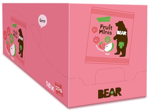 BEAR Fruit Minis Strawberry & Apple 18 x 20g