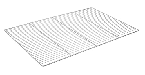 HENDI Gitterrost, horizontal, Querverstrebt, geeignet für Ofen, Bäckerei, 600x400mm, Edelstahl