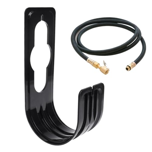 Gancio per tubo da giardino – Contenitore per tubo da giardino | Supporto espandibile per tubo di irrigazione | Conservazione di cavi di prolunga da parete | Forniture da giardinaggio per irrigazione