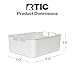 RTIC 52 & 72 QT Ultra-Light Cooler Dry Goods Basket Tray Insert Accessories Perfect for Organization, White