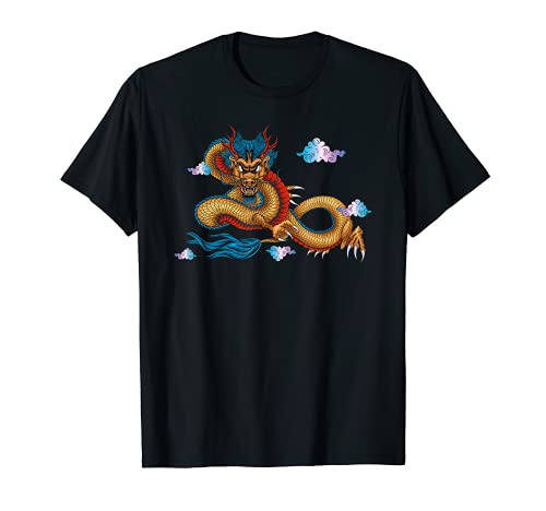 Dragón Japonés Fresco Camiseta