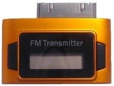 Orange Exeze Pico 5 FM Transmitter for iPhone, iPhone 3G, iPhone 3GS, iPhone 4, iPod Nano 3G, iPod Nano 4G, iPod Nano 5G, iPod Touch, iPod Touch 2G, iPod Classic all models, iPad all models - Ultra Small - No cables or batteries needed