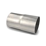 2 Inch ID to 2 Inch OD Exhaust Adapter, Stainless Steel 304 Exhaust Coupler