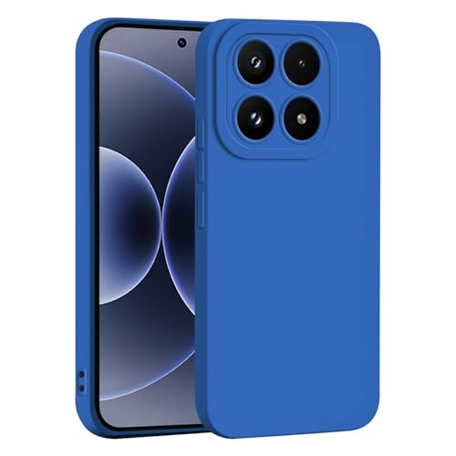 Image of for Xiaomi 17 Case Precise Camera Cutouts Soft TPU Shockproof Phone Cover - Dark Blue
