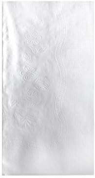 Premium White Napkins, 1/8 Fold Dinner Napkin, Value Pack 200 Count